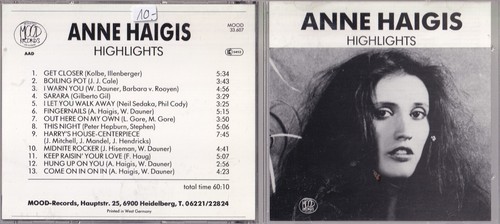 Anne haigis highlights cd - anne,