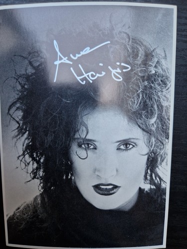 Anne haigis autogrammkarte - anne,