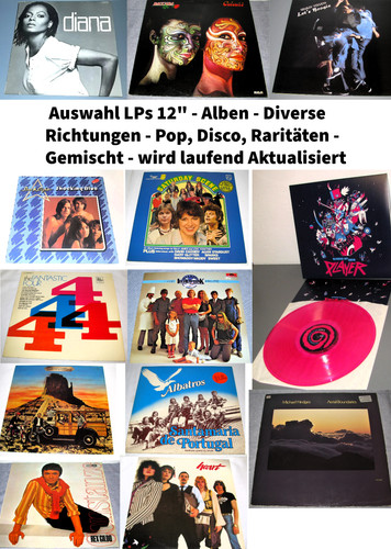 Auswahl lps alben - 12",