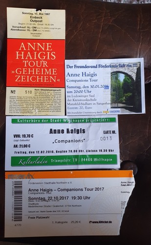 Alte konzert tickets von - 4,