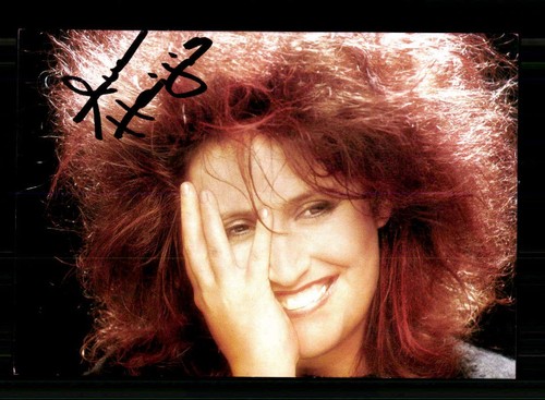 Anne haigis autogrammkarte - anne,