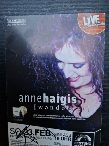 Anne haigis autogrammkarte - haigis,
